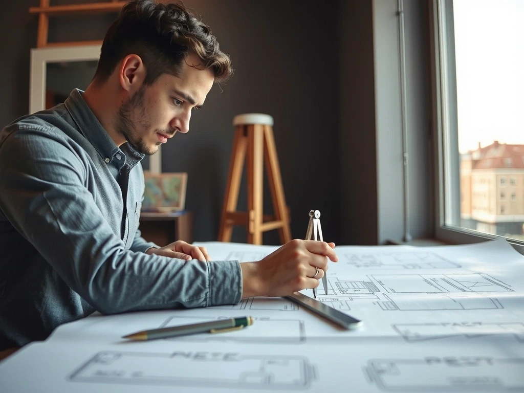 Präzisionsarbeit am Plan